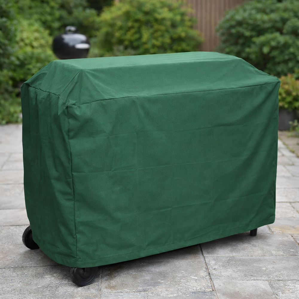 Wagon Barbecue Cover – Green – Heavy Duty Waterproof – Outdoor Protection