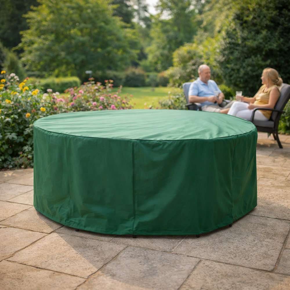 Round Furniture Set Cover – 6-8 Seater – Tough Material – Outdoor Protection