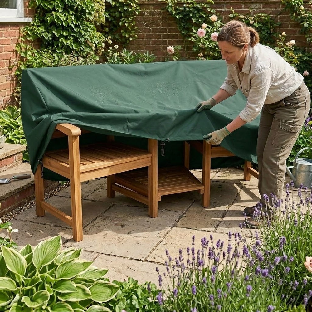 Heavy Duty Companion Seat Cover – 184x66x81 cm Green – UV & Weather Protection