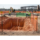 Premium Plastic Barrier Mesh Fence - Lightweight, Reusable, 1m x 25m, UV Stabilised for Temporary Fencing and Safety