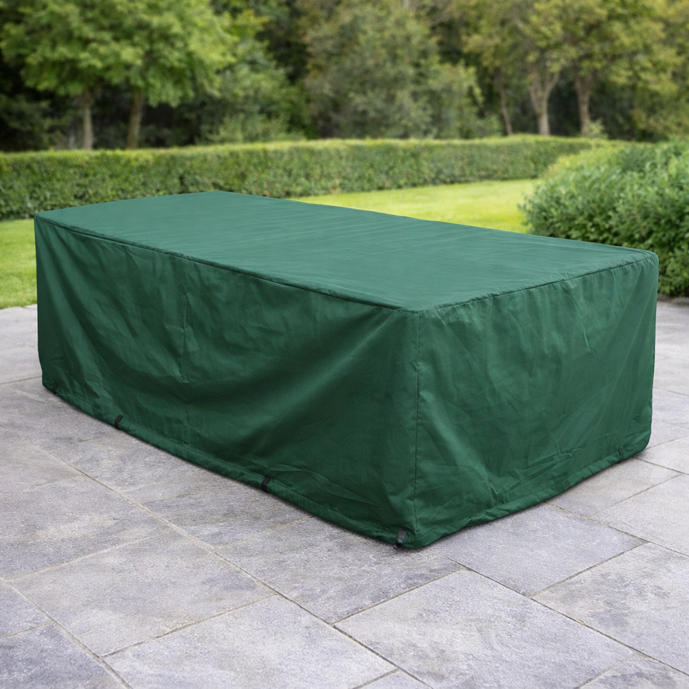 Heavy Duty 8 Seater Rectangular Furniture Cover – Green – Waterproof Outdoor Protection