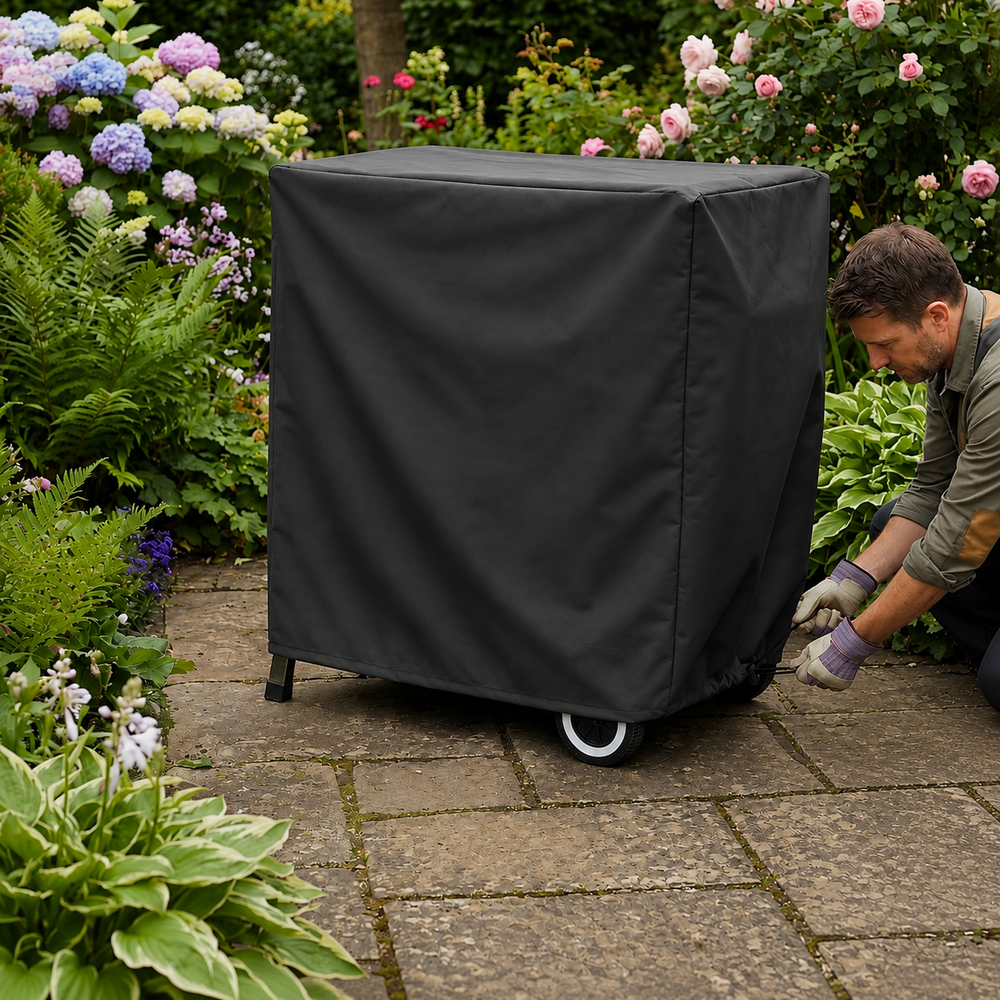 Premium BBQ Cover – 61x124x91 cm Charcoal – Durable Polyester – Outdoor Protection