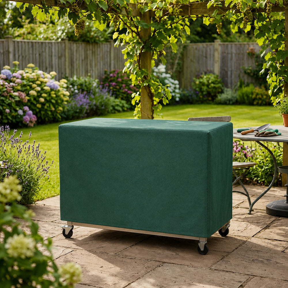Medium Flatbed Barbecue Cover – Green – Super Tough Waterproof Protection