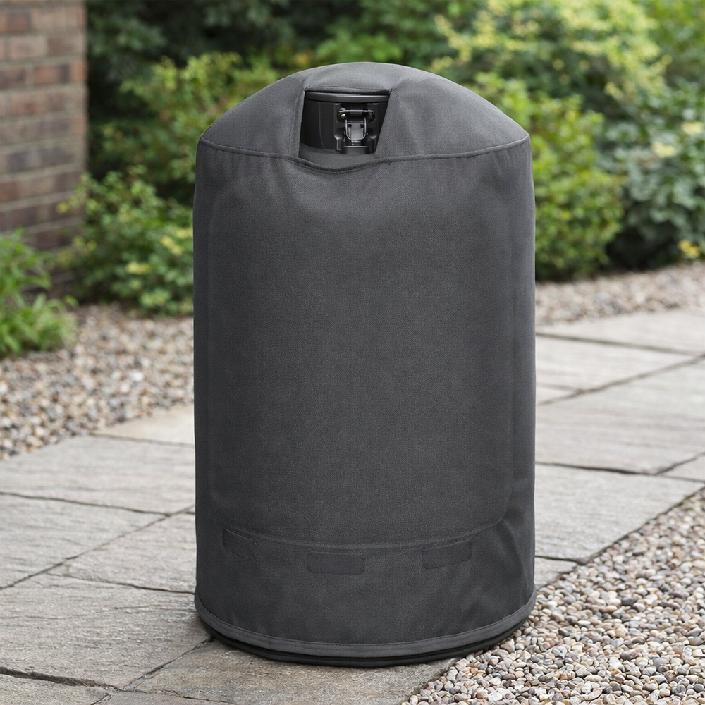 Gas Bottle Cover – 15kg Charcoal – Heavy Duty Polyester – Outdoor Protection