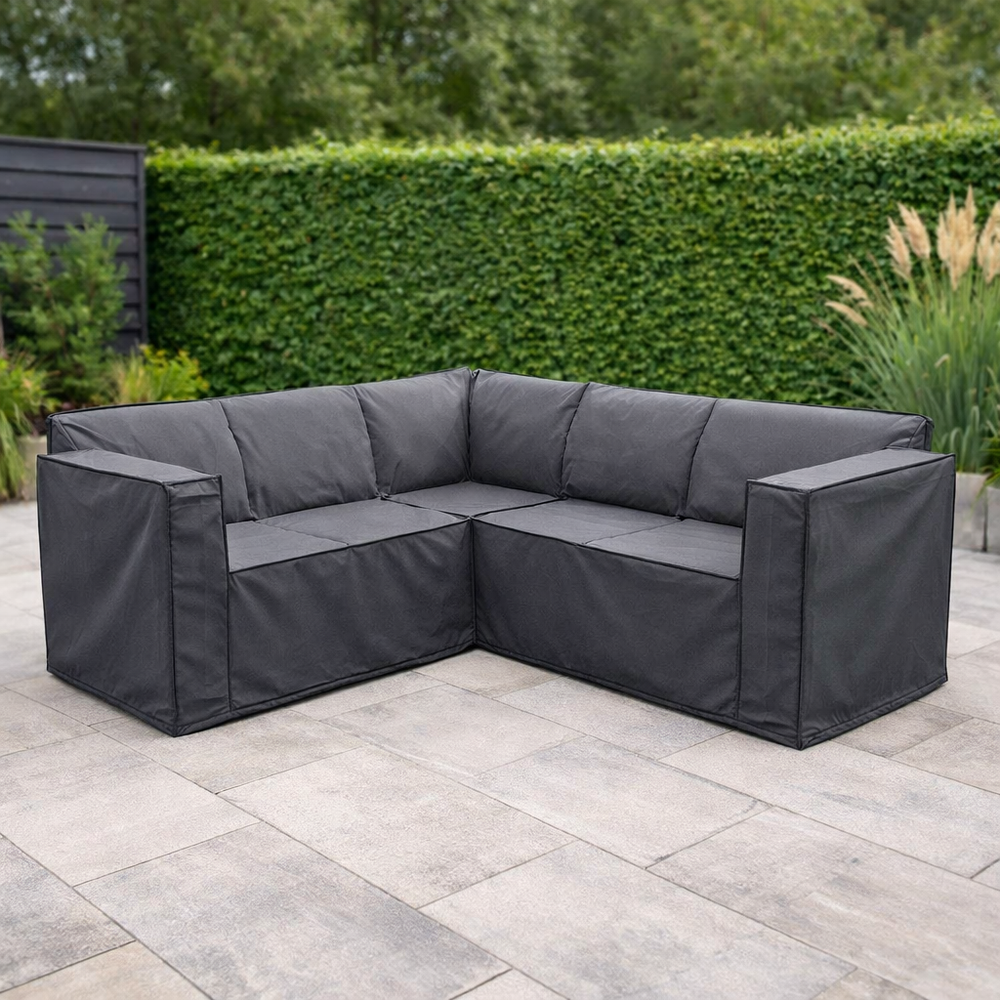Corner Sofa Cover – 250cm Charcoal – Durable Polyester – Outdoor Protection