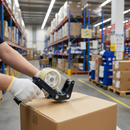 Premium Clear Parcel Packing Tape 50mm Wide x 66m Long - Strong Self-Adhesive for Shipping and Storage