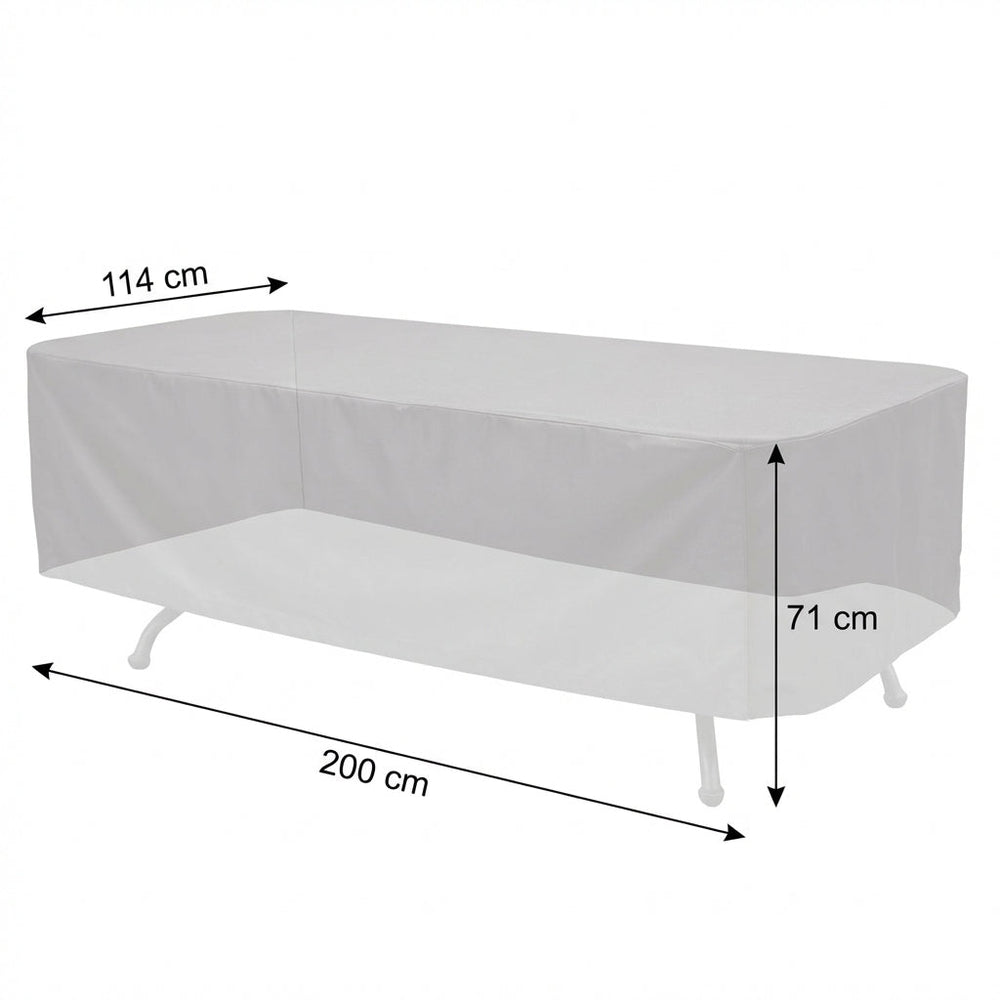 Rectangular Table Cover – 8 Seater Black – Super Tough Waterproof – Outdoor Protection