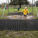 Premium Rubber Grass Mat 1m x 1.5m - 23mm Thick, Non-Slip, Impact Absorbing Surface for Playgrounds and Walkways