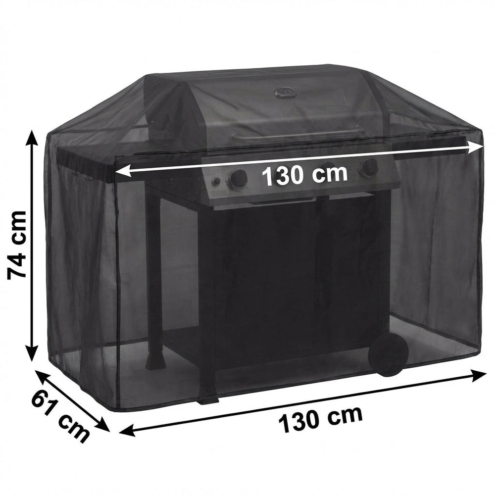 Medium Flatbed Barbecue Cover – Black – Super Tough Material – Outdoor Protection