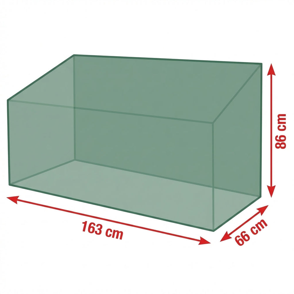 3 Seater Bench Cover – Medium – Reversible & Waterproof – Outdoor Furniture Protection