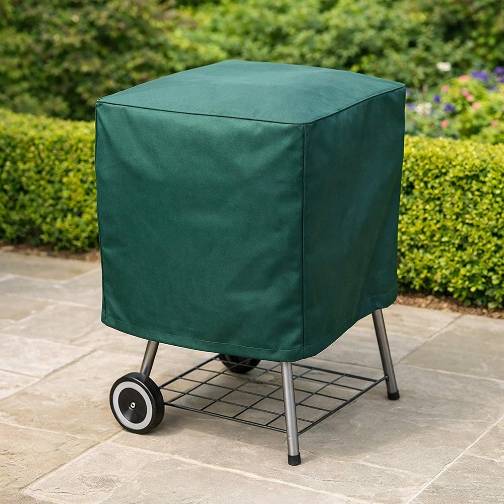 Square Barbecue Cover – 68cm Green – Super Tough Weather Protection
