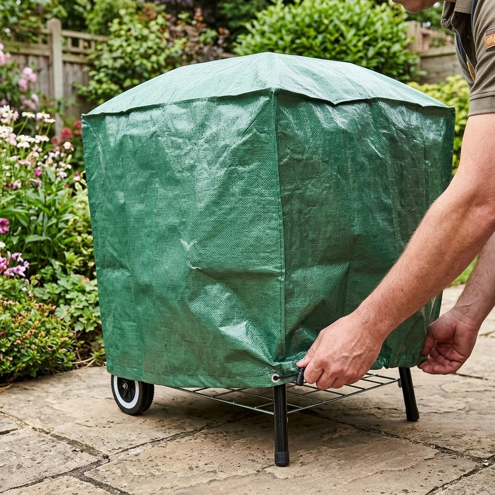 Square BBQ Cover – 68cm – Heavy Duty Water-Resistant – Outdoor Furniture Protection