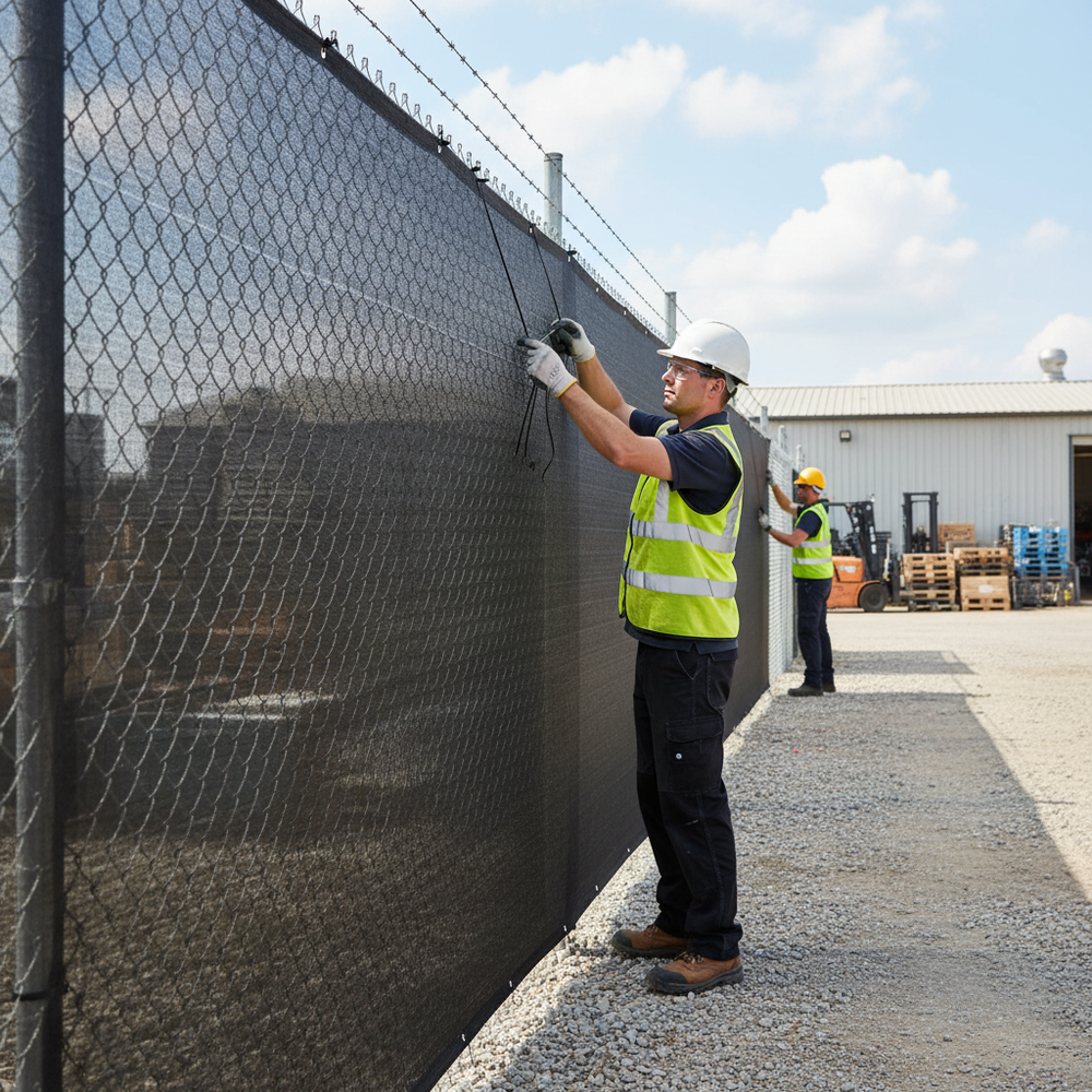 Premium 80% Shade Netting - Medium Weight HDPE Mesh for Privacy and Sun Protection in Various Sizes