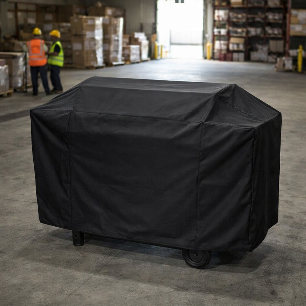 Medium Flatbed Barbecue Cover – Black – Super Tough Material – Outdoor Protection