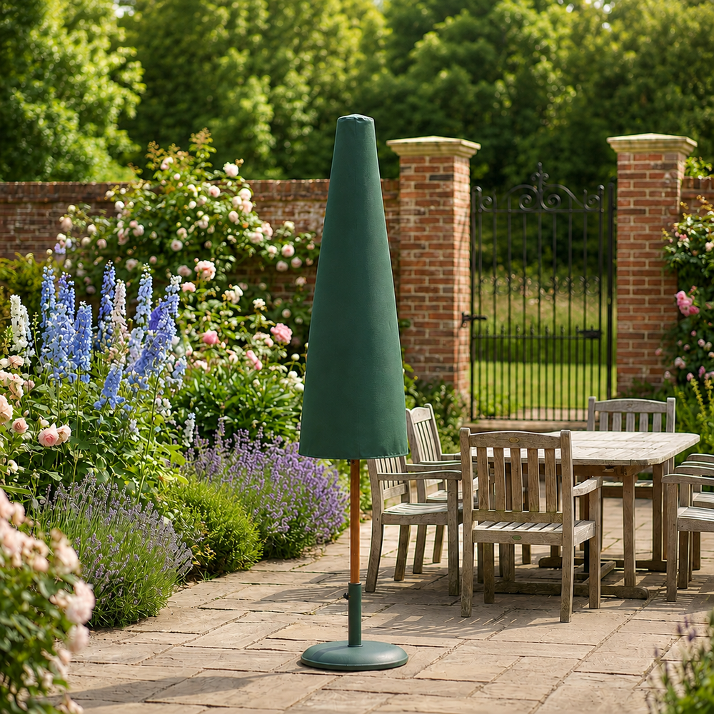 Parasol Cover – Medium – Reversible PVC Polyester – Weather Protection