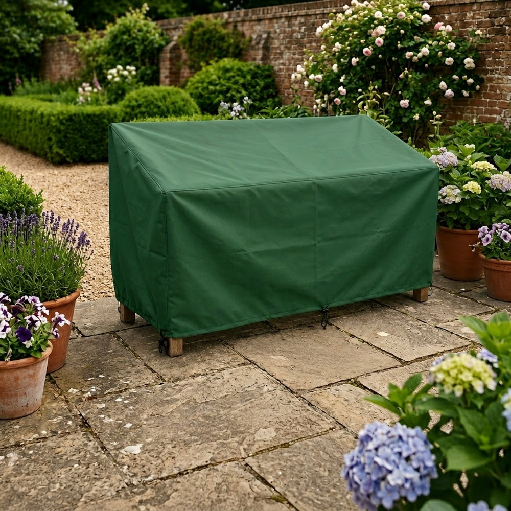 3 Seater Bench Cover – Medium Green – Durable Polyester – Outdoor Protection