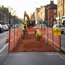 Premium Orange Plastic Barrier Mesh Fence 1m x 50m - Lightweight, UV Stabilised, Ideal for Temporary Fencing and Safety Control