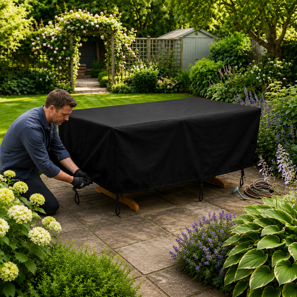 Rectangular Table Cover – 6 Seat – All-Weather Protection – Outdoor Use