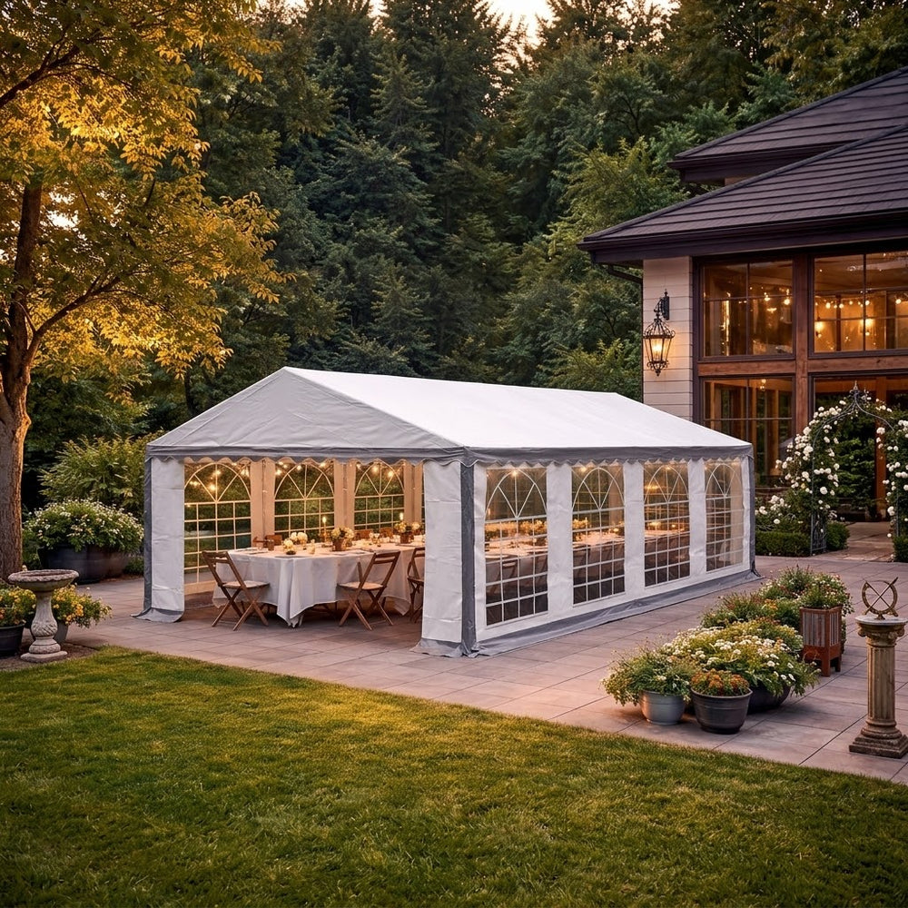4x10m PE Marquee Party Tent – Outdoor Event Shelter UK