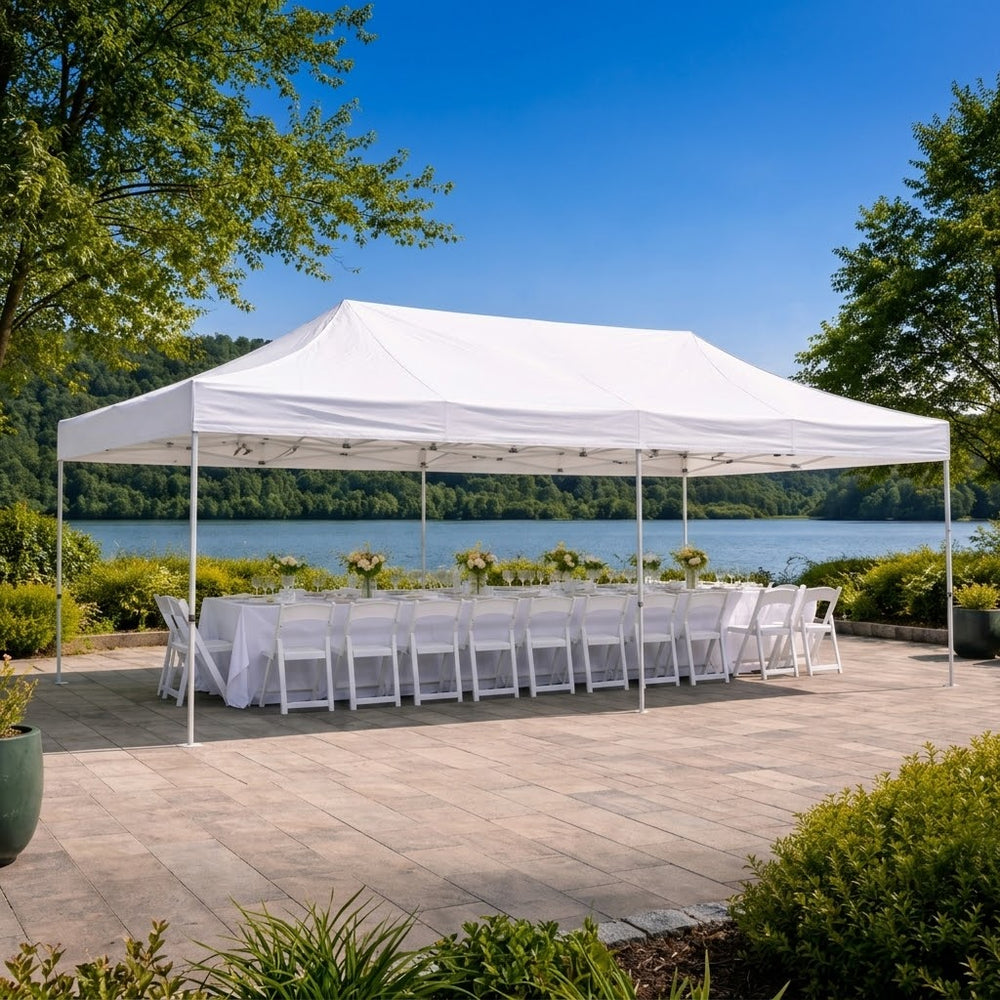 4x8m Pop Up Gazebo – Professional Heavy Duty White