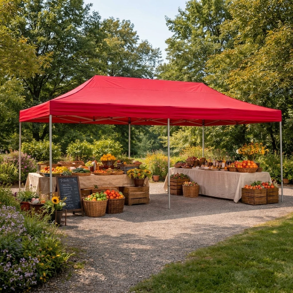 4x8m Pop Up Gazebo – Professional Quality | Red