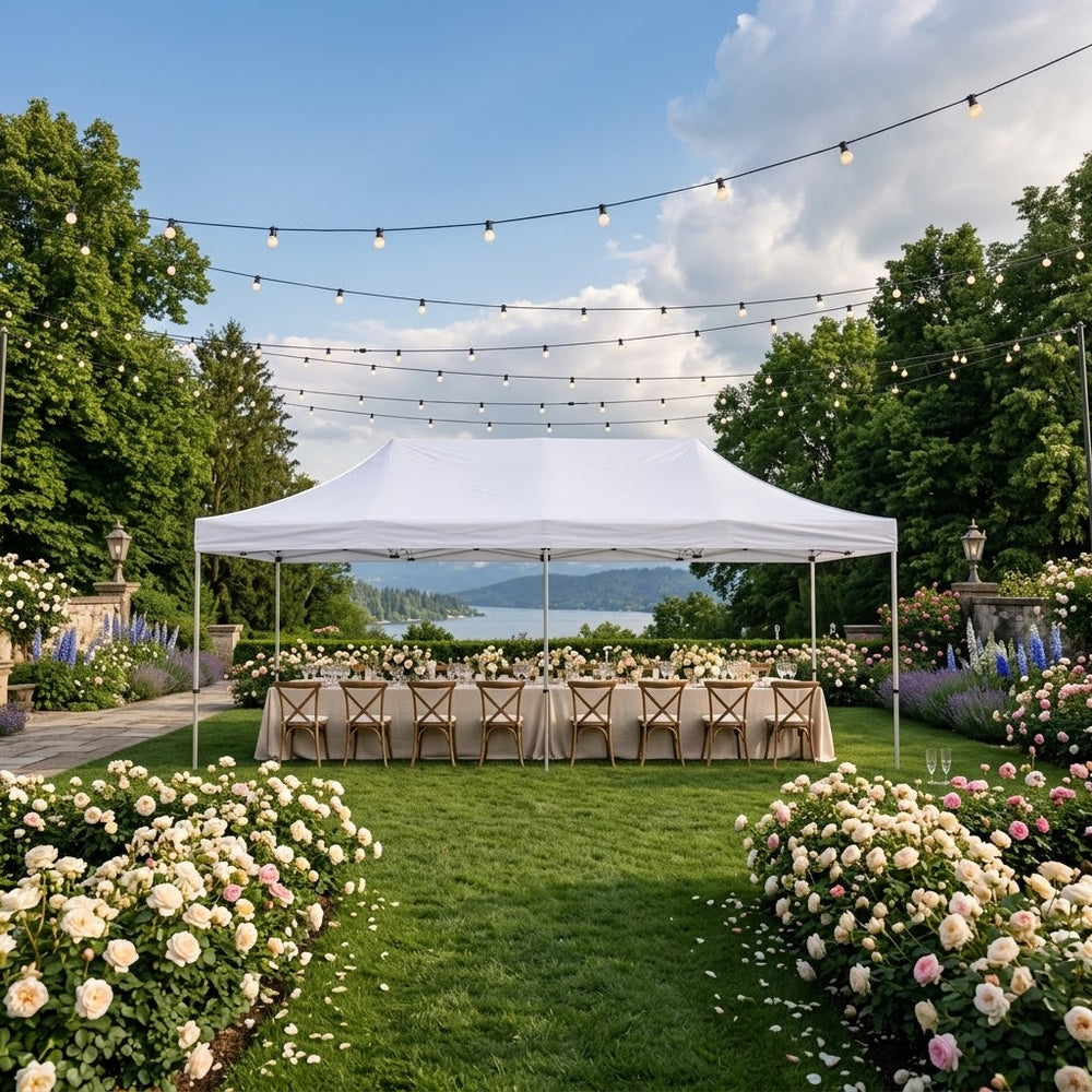 4x8m Pop Up Gazebo – Professional Quality | White