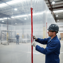 Premium Heavy Duty Self Adhesive Zips for Dust Screens - 75mm Wide x 2100mm Long for Quick Roll-Up Doorways