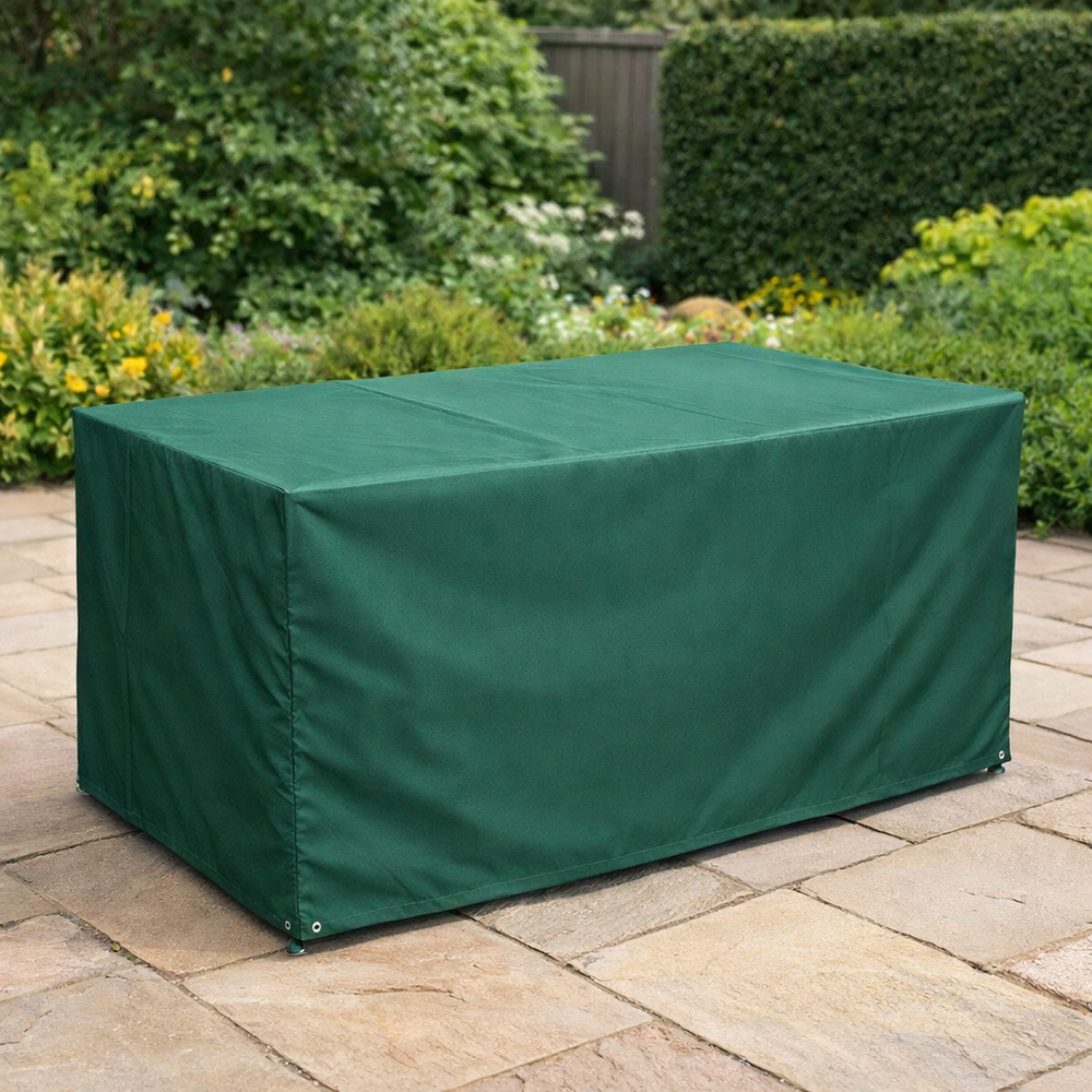 Rectangular Table Cover – 6 Seat – Green – All-Weather Protection