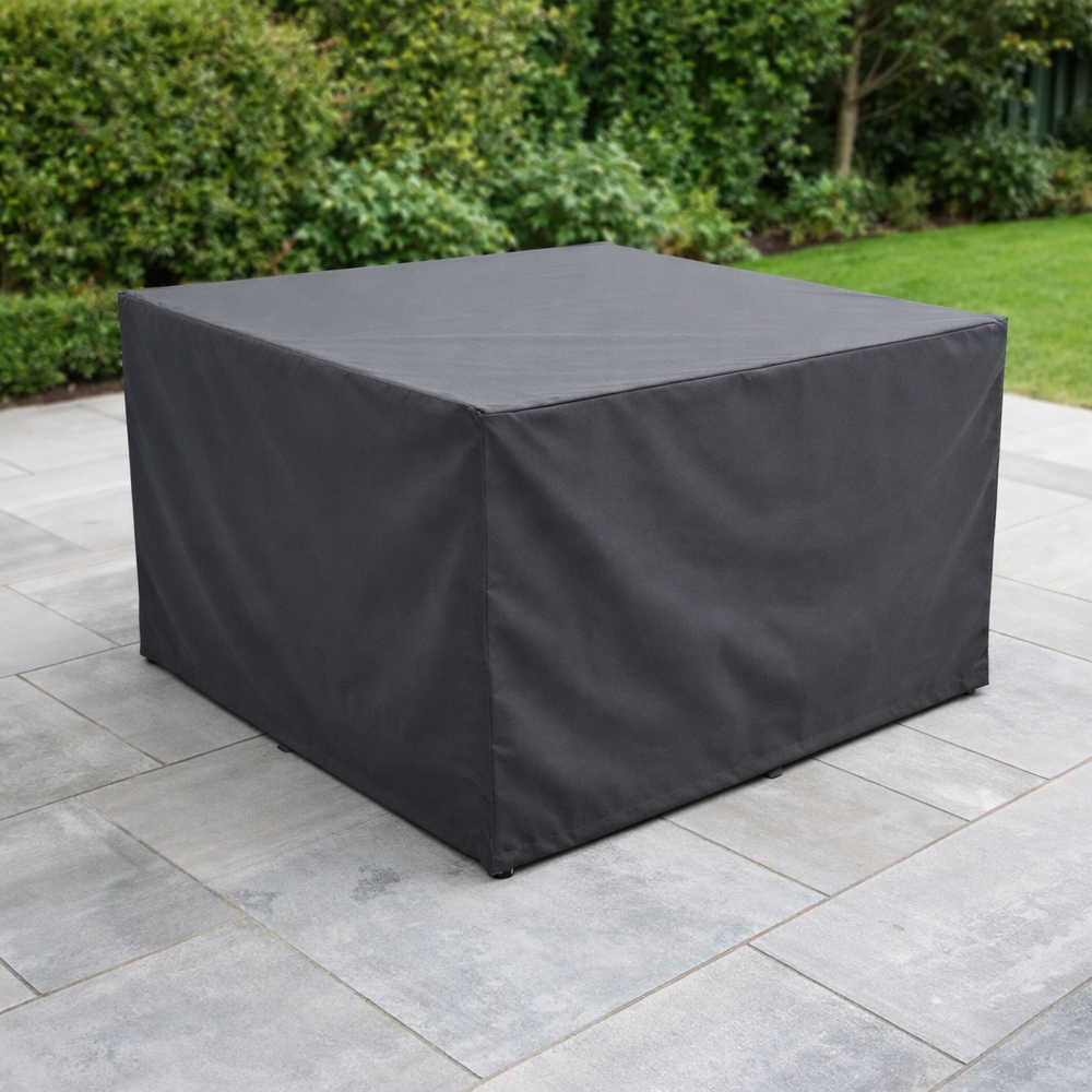 4 Seater Cube Set Cover – Medium Charcoal – Durable Polyester – Outdoor Protection
