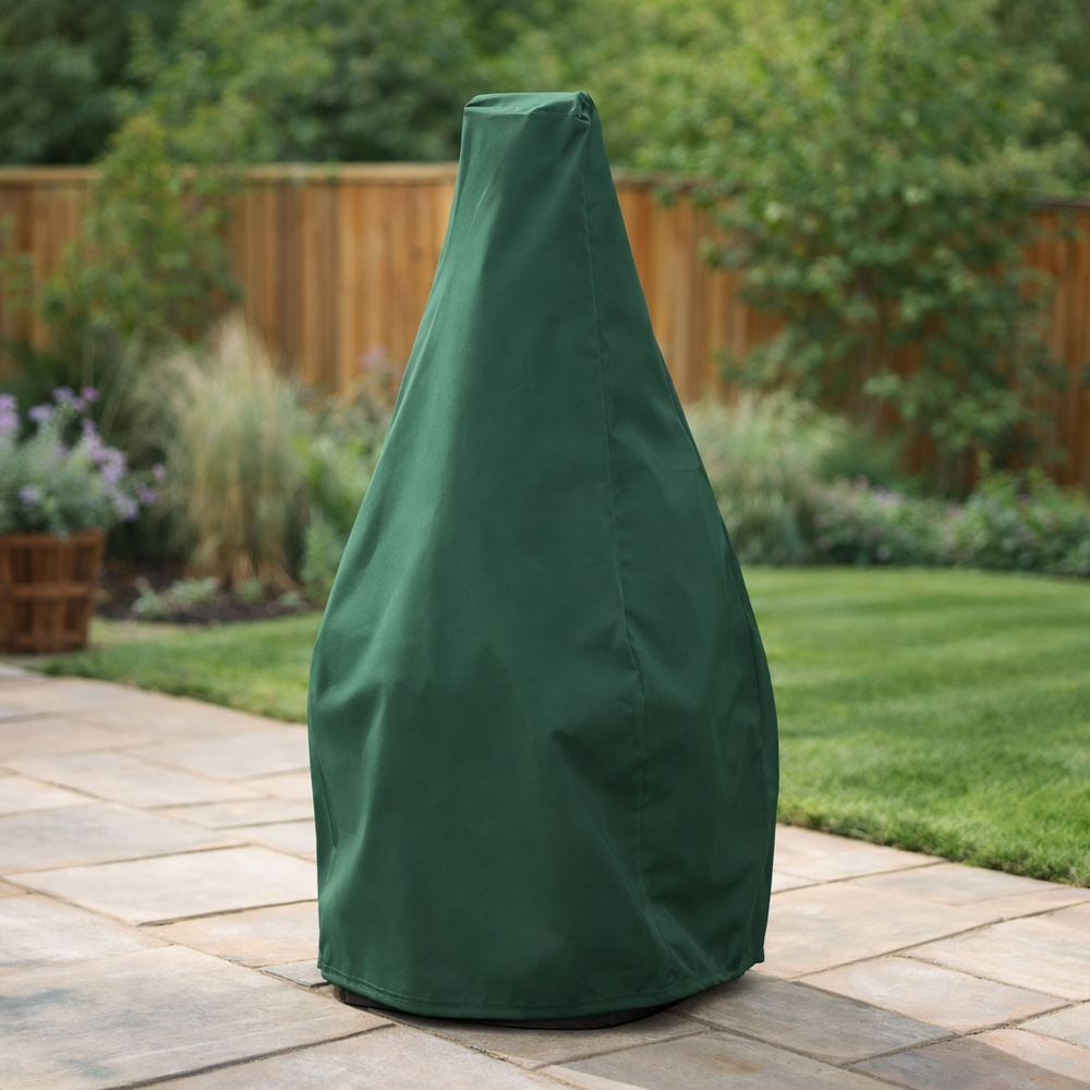 Large Chimenea Cover – Green – Heavy Duty Waterproof – Outdoor Protection