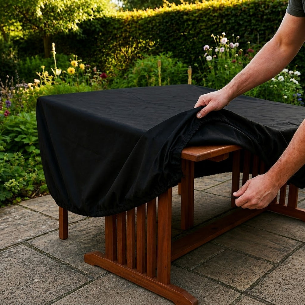 Rectangular Table Cover – 6 Seat – All-Weather Protection – Outdoor Use