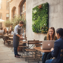 Premium Artificial Green Living Wall Panel 1m x 1m - UV Protected, Low Maintenance, Ideal for Indoor and Outdoor Use