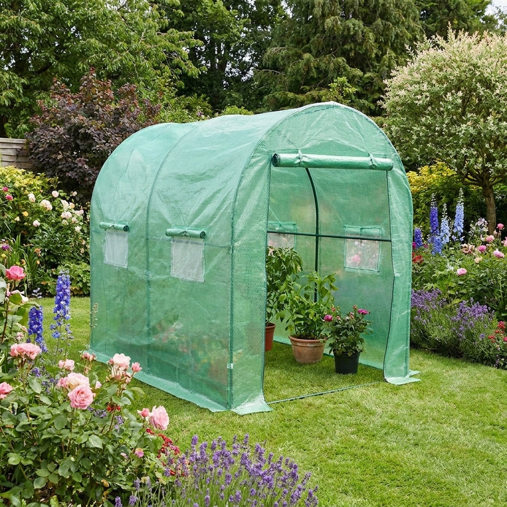 3m x 2m Polytunnel with 25mm Frame for Optimal Plant Growth