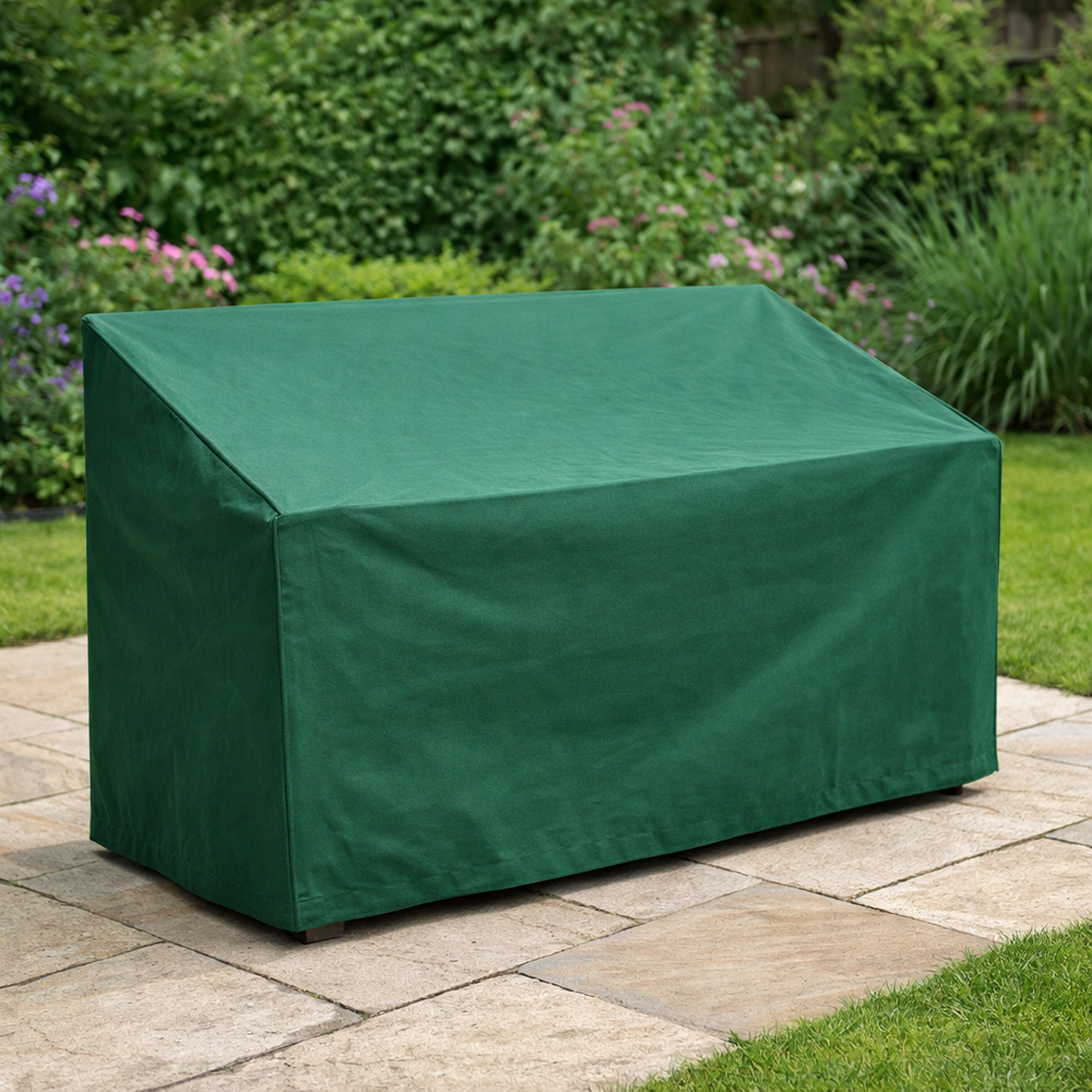 3-4 Seater Bench Cover – Large – Reversible PVC Polyester – Outdoor Protection