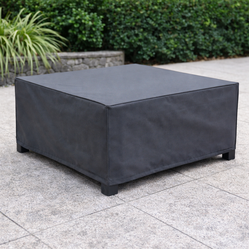 Coffee Table Cover – 93x93x28cm Charcoal – Weatherproof Polyester – Outdoor Protection