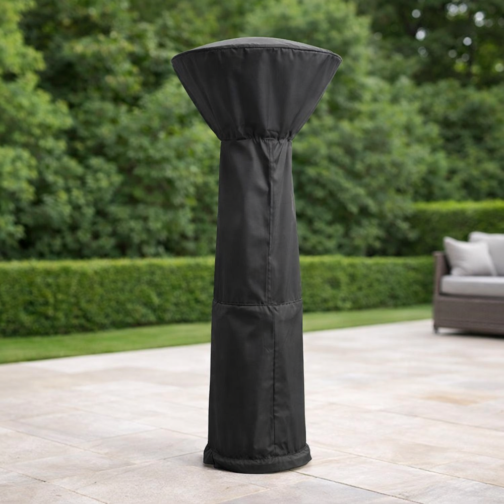 Patio Heater Cover – Black – Super Tough Waterproof – Outdoor Protection