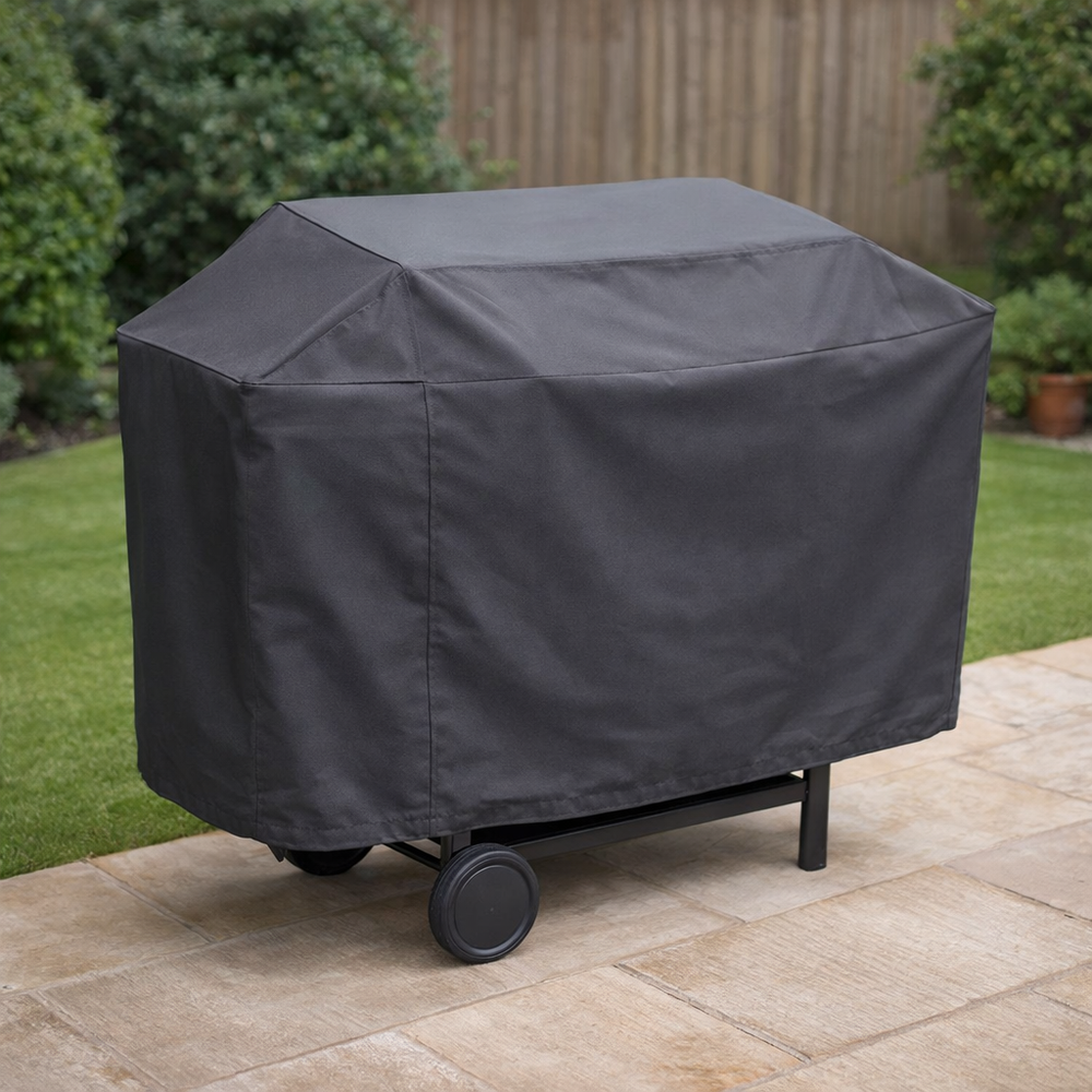 Trolley Barbecue Cover – Charcoal – Durable Polyester – Outdoor Protection