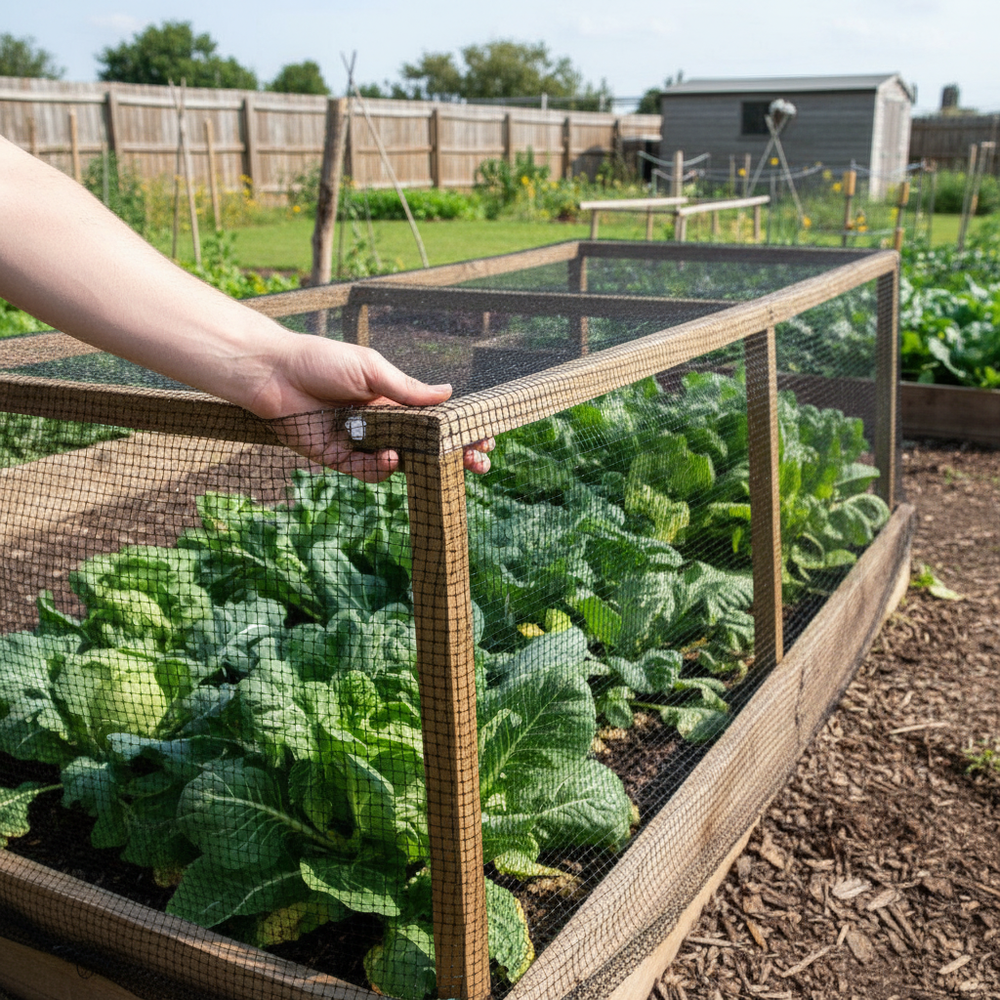Premium Anti-Butterfly Netting for Crop Protection - Lightweight, UV Stabilized, Available in 2m and 4m Wide Rolls