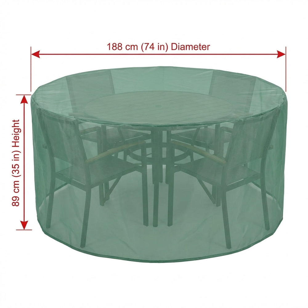 Circular Patio Set Cover – 188cm – Heavy Duty Waterproof – Outdoor Protection