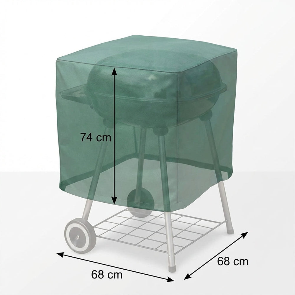 Square Barbecue Cover – 68cm Green – Super Tough Weather Protection