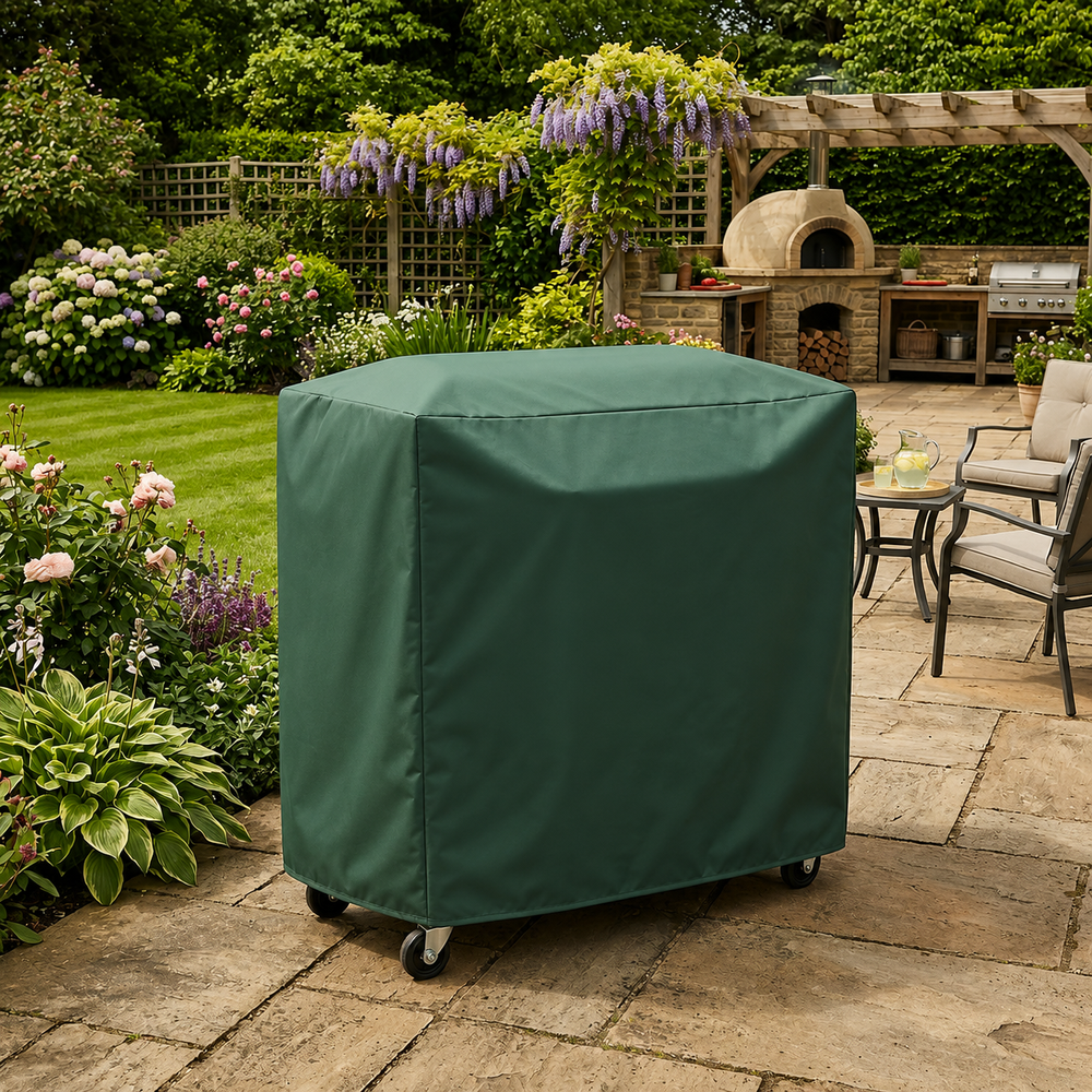 Barbecue Cover – 63x165x97 cm – Reversible PVC Polyester – Outdoor Protection