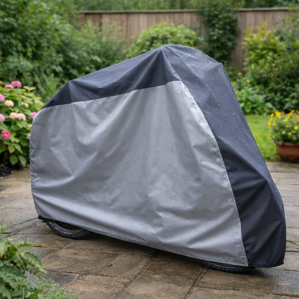 Waterproof Bicycle Cover – 186 x 85 cm – Polyethylene – Outdoor Protection