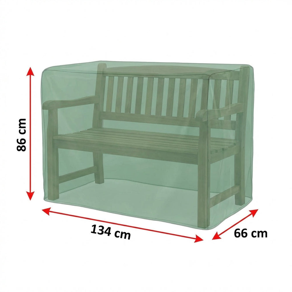 Bench Cover for 2 Seater – Small – Reversible PVC Protection – Outdoor Furniture