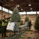 Premium Christmas Tree Netting Bale - 2000m for Secure Transportation with Automatic and Manual Machines