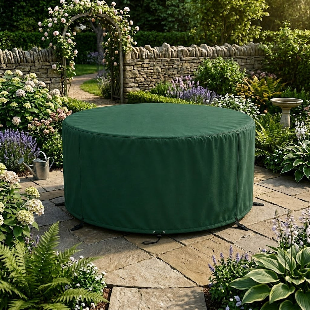 Circular Patio Set Cover – 80cm High – Reversible Polyester – 4-6 Seat Protection