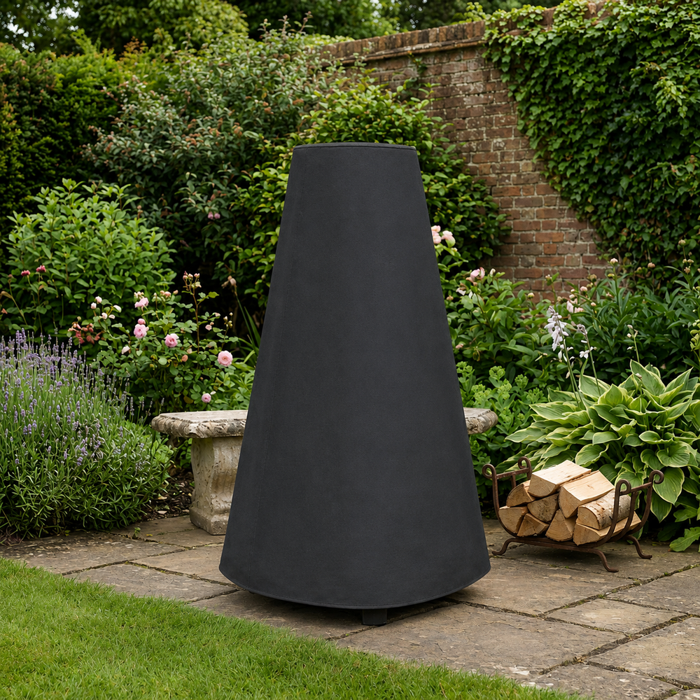 Medium Chimenea Cover – Black – Heavy Duty Weather Protection