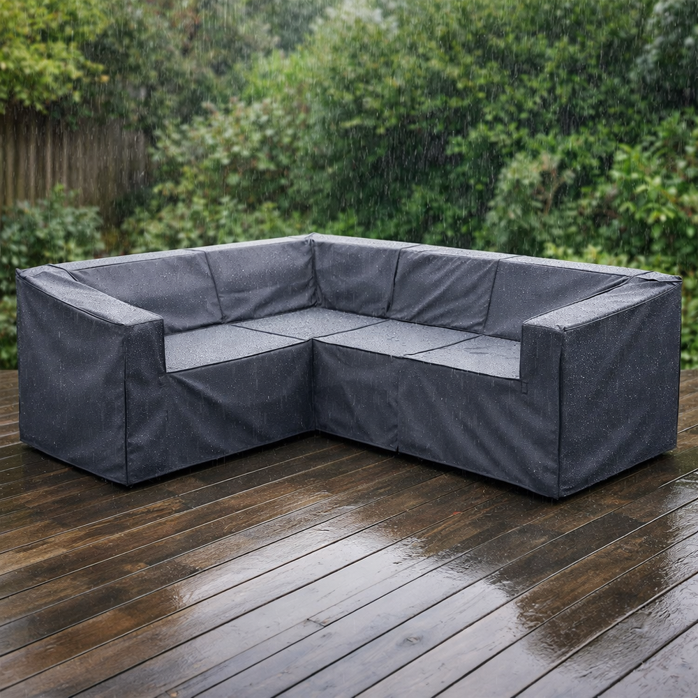 Corner Sofa Cover – 300cm Charcoal – Durable Polyester – Outdoor Protection