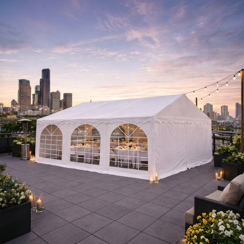Heavy Duty 6x6m White PVC Marquee Tent for Events
