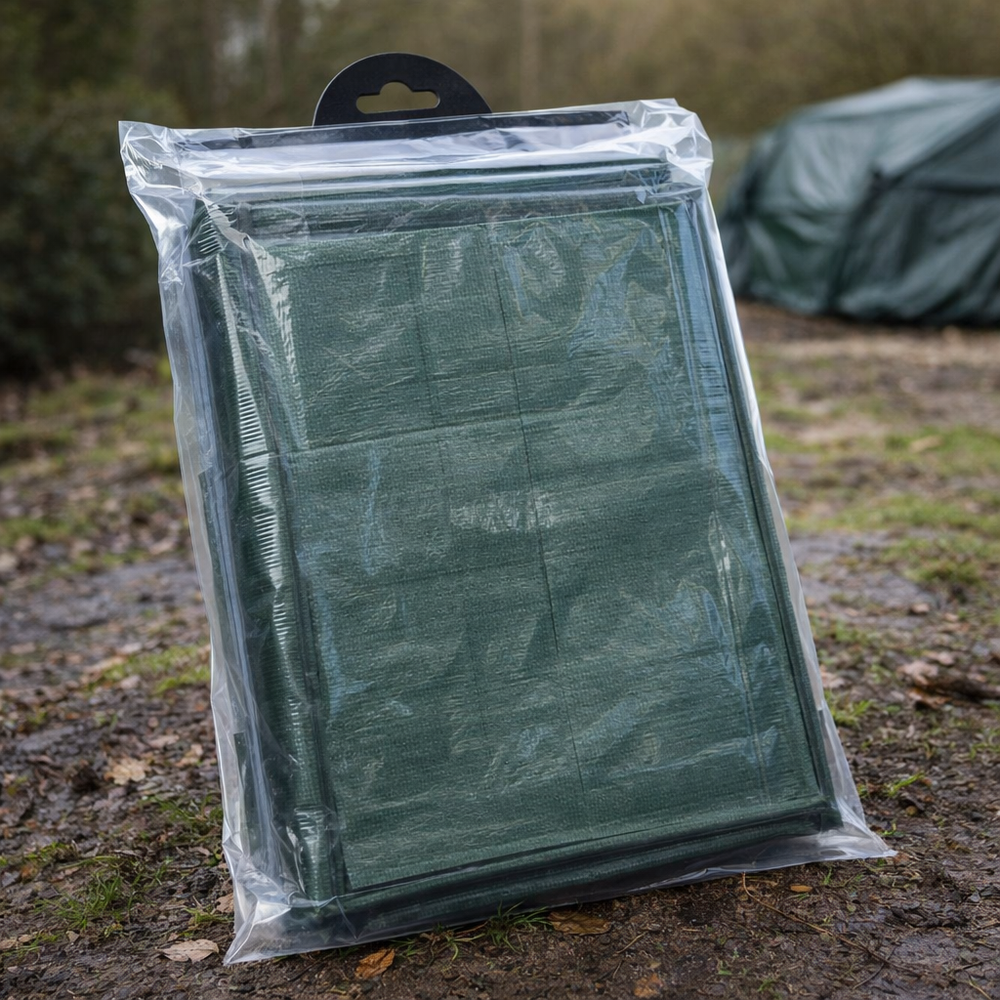 Heavy Duty Tarpaulin – 5m x 4m – Polyethylene Protection – Multi-Purpose Use