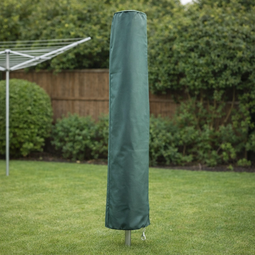Rotary Washing Line Cover – 175 cm Green – PVC Backed Polyester – Outdoor Protection